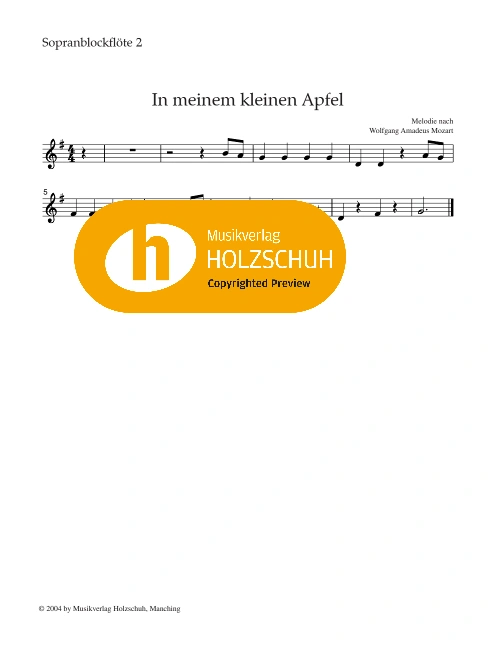 In meinem kleinen Apfel